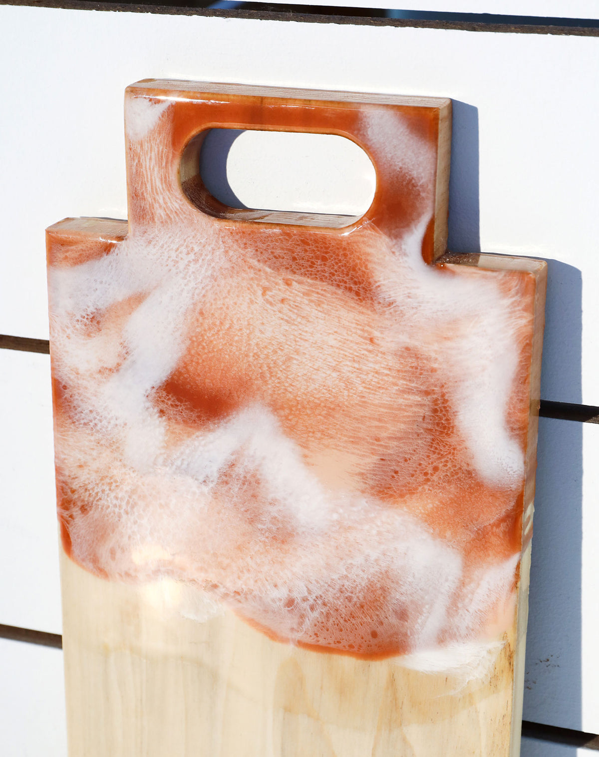 Kayla Rae Resin Grazing Board - Single Handle Amber |