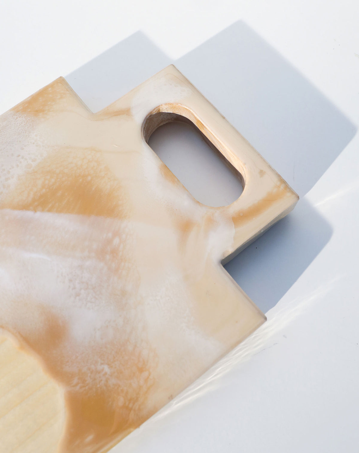 Kayla Rae Resin Grazing Board - Single Handle Nude |
