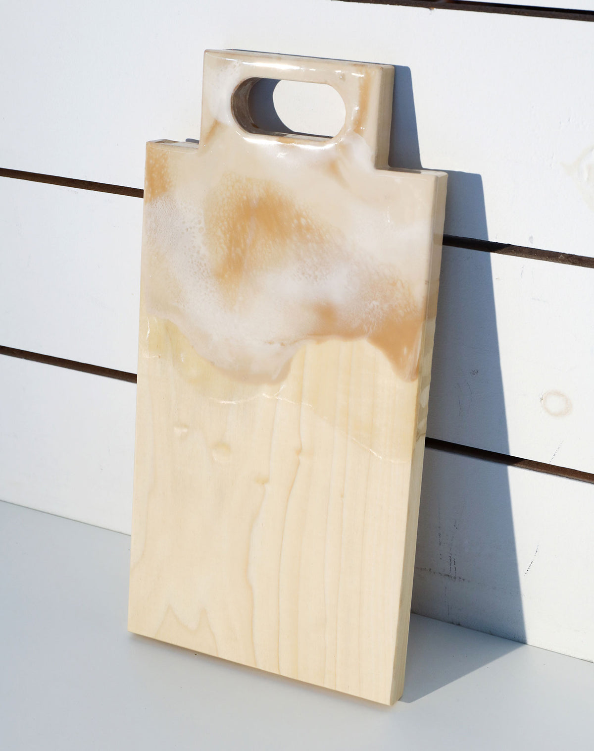 Kayla Rae Resin Grazing Board - Single Handle Nude |