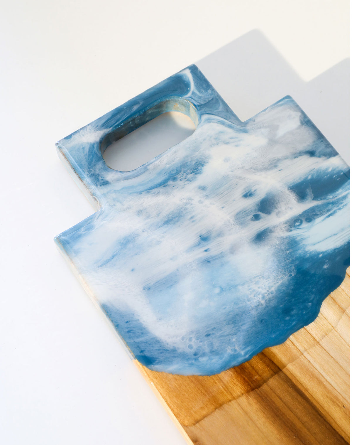 Kayla Rae Resin Grazing Board - Single Handle Blue |