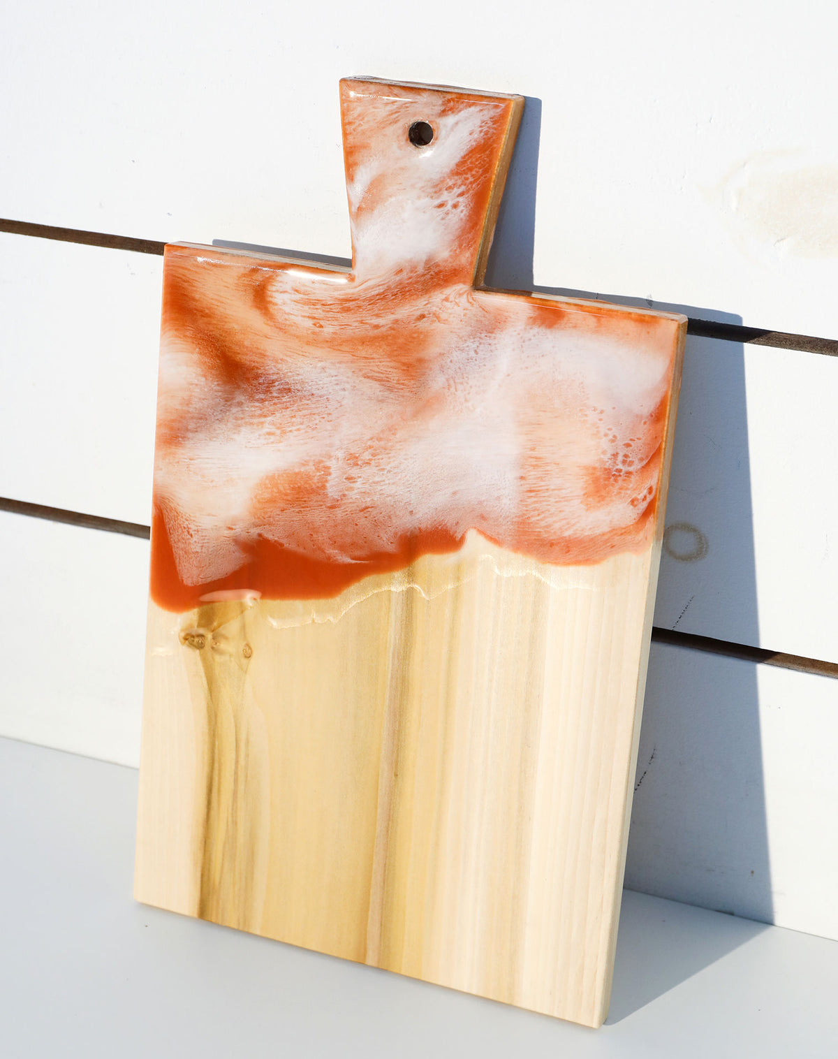 Kayla Rae Resin Grazing Board - Small Amber |