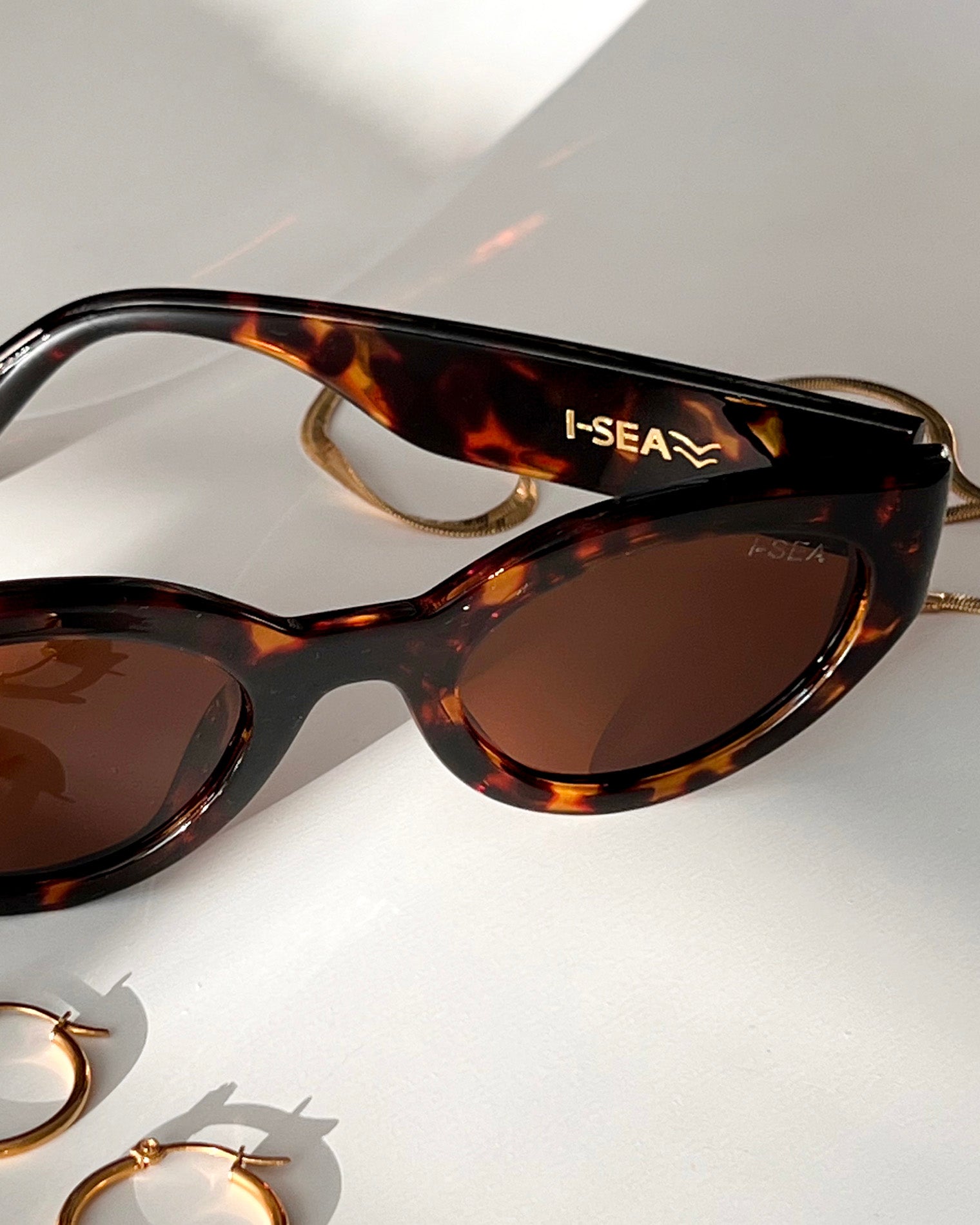 I-SEA Ashbury Sky Sunglasses Tortoise