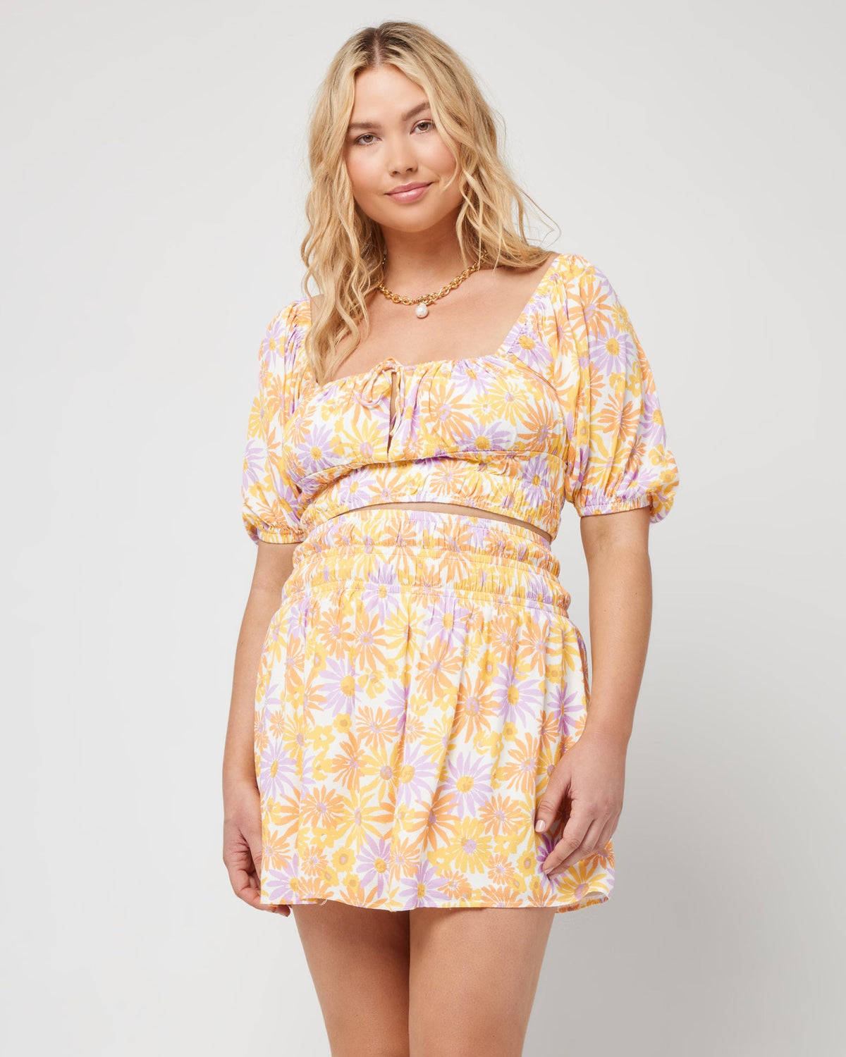 Printed Jax Skirt Oopsie Daisy | Model: Sydney (size: XL)