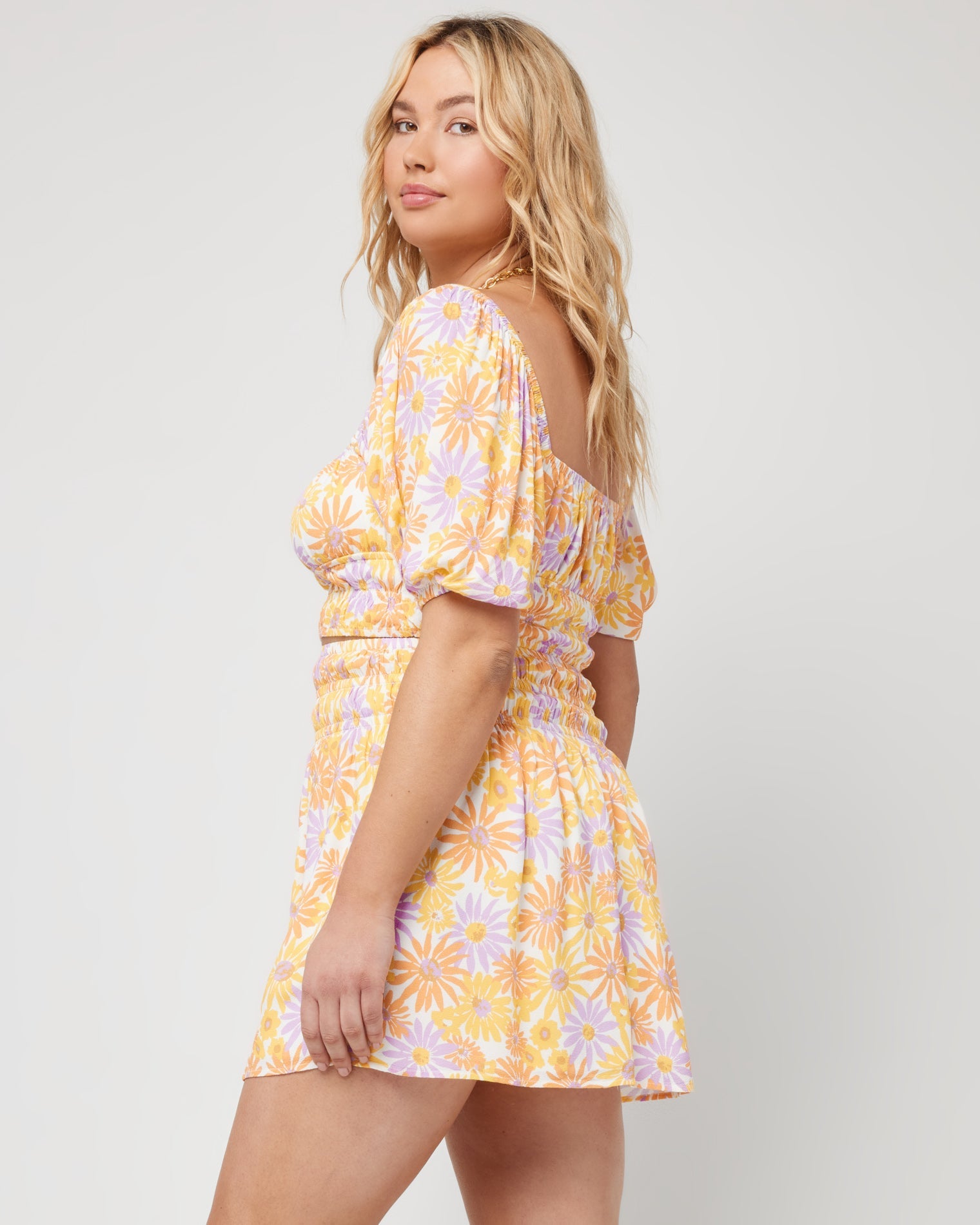 Printed Jax Skirt Oopsie Daisy | Model: Sydney (size: XL)