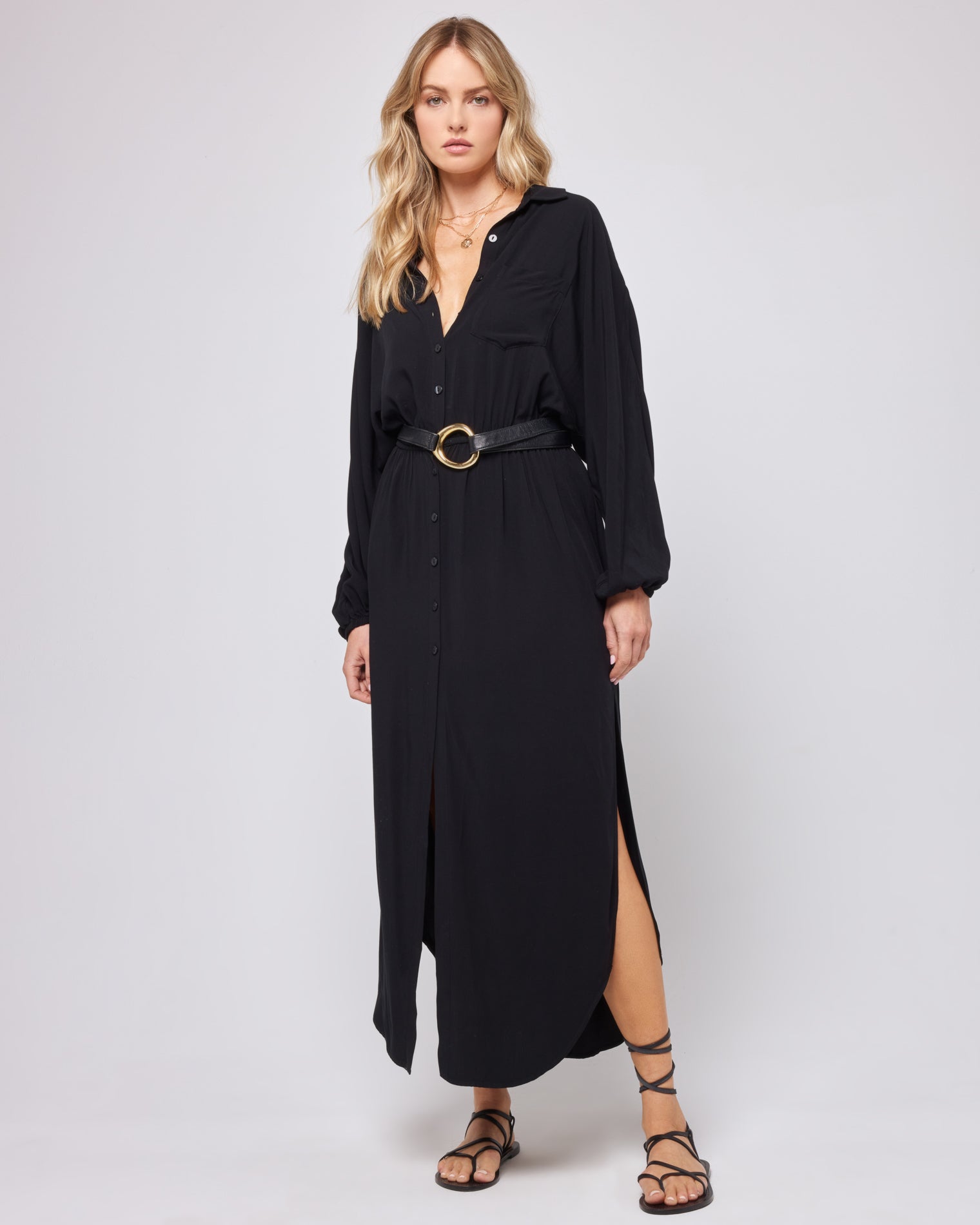 Logan Dress Black | Model: Lura (size: S)