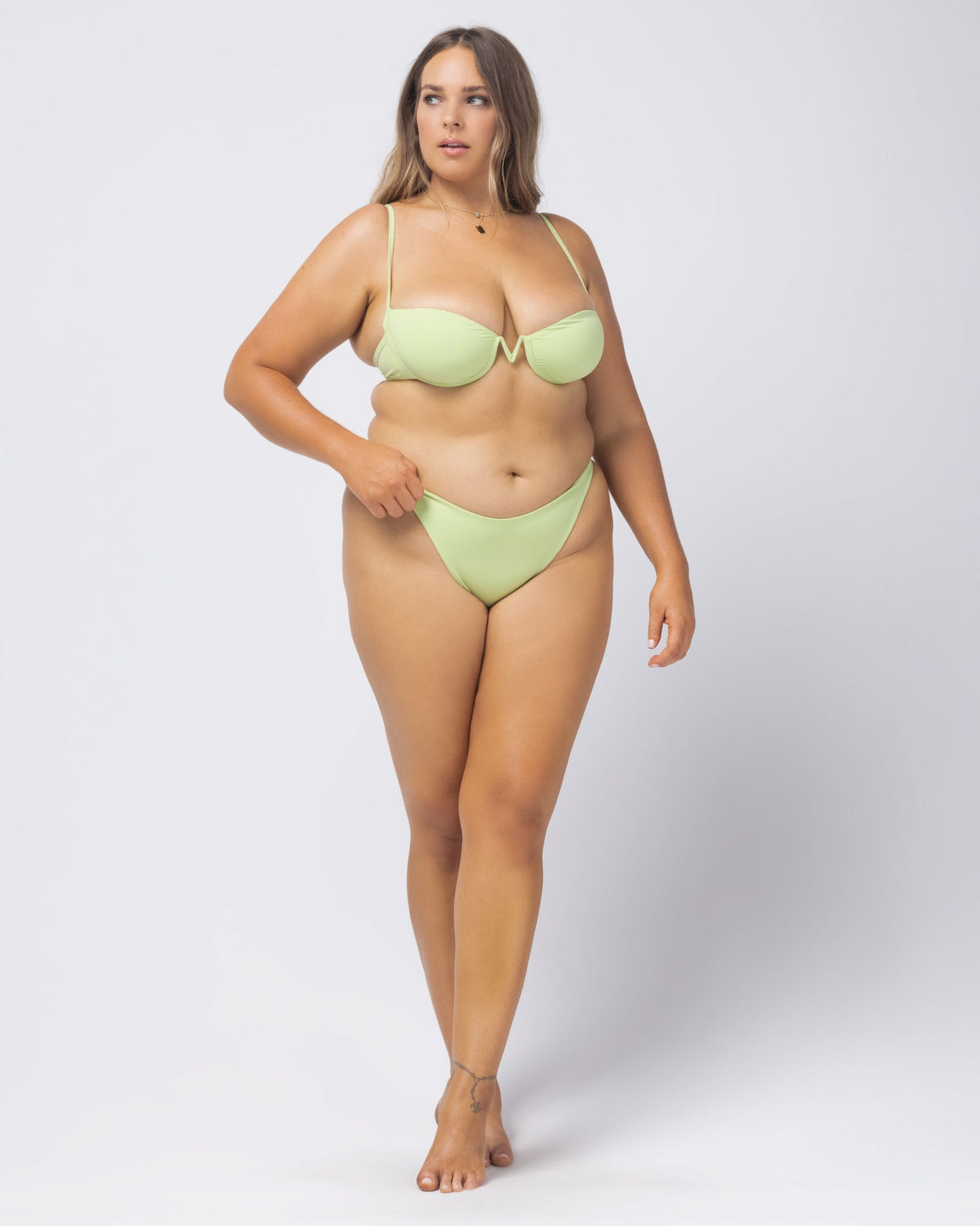 Ellie Bikini Bottom Mojito | Model: Ali (size: XL)