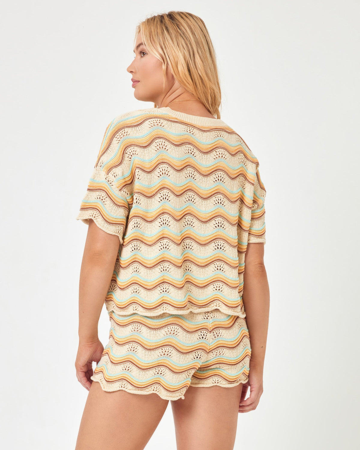 Make Waves Sweater Sano Stripe | Model: Sydney (size: XL)