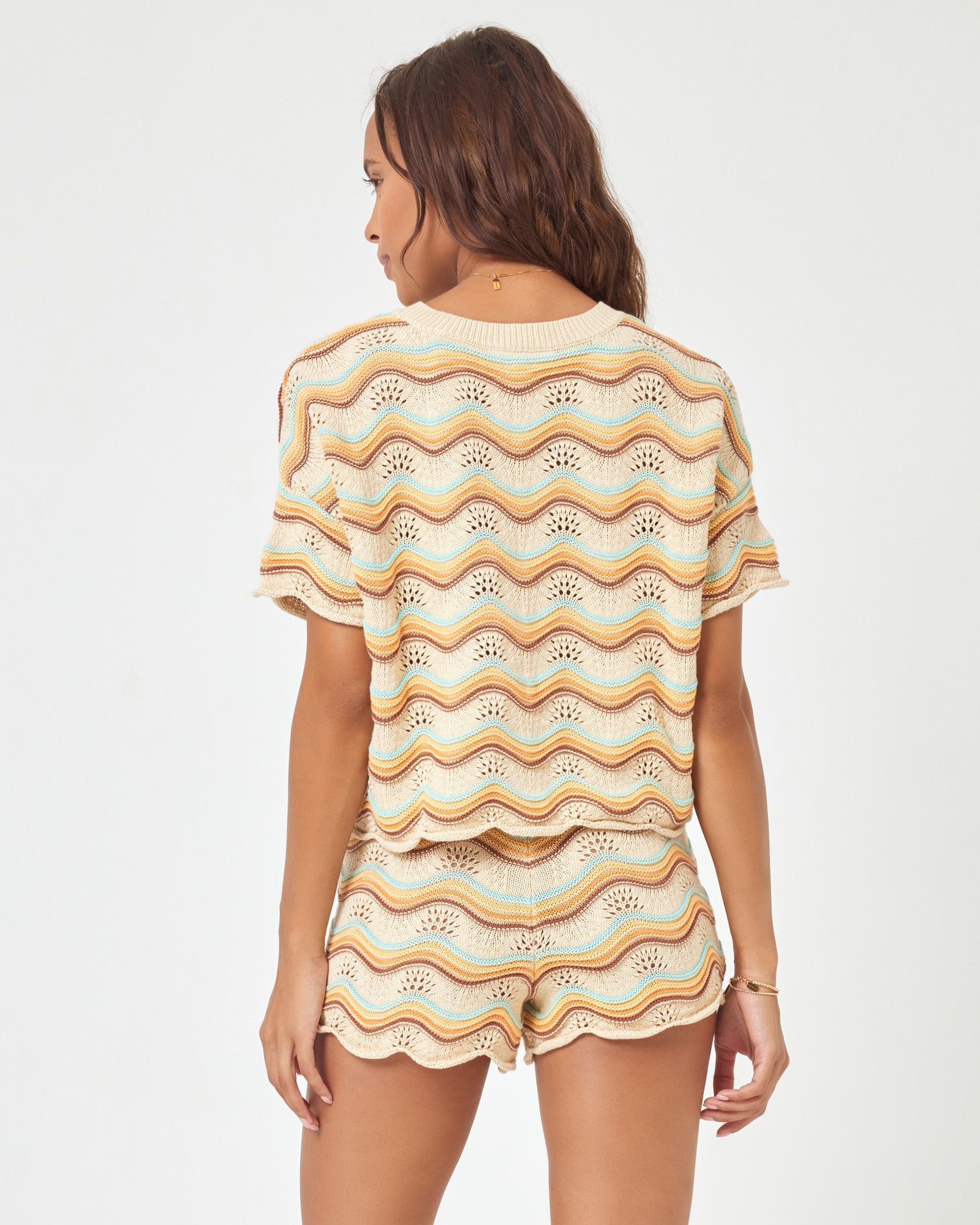 Make Waves Sweater Sano Stripe | Model: Natalie (size: S)