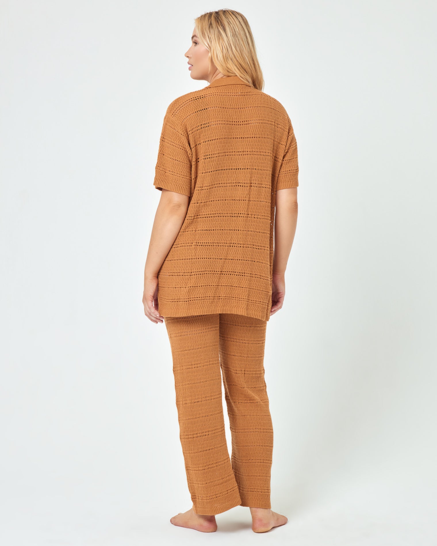 Marbella Pant - Mojave Mojave | Model: Sydney (size: XL)