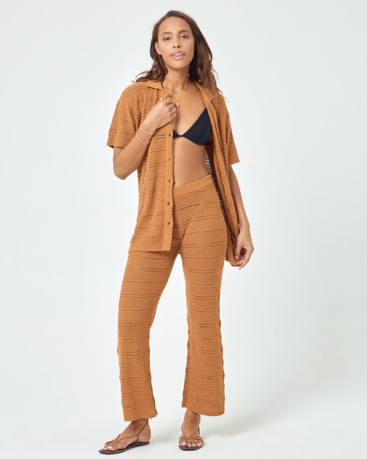 Marbella Pant - Mojave Mojave | Model: Natalie (size: S) | Hover