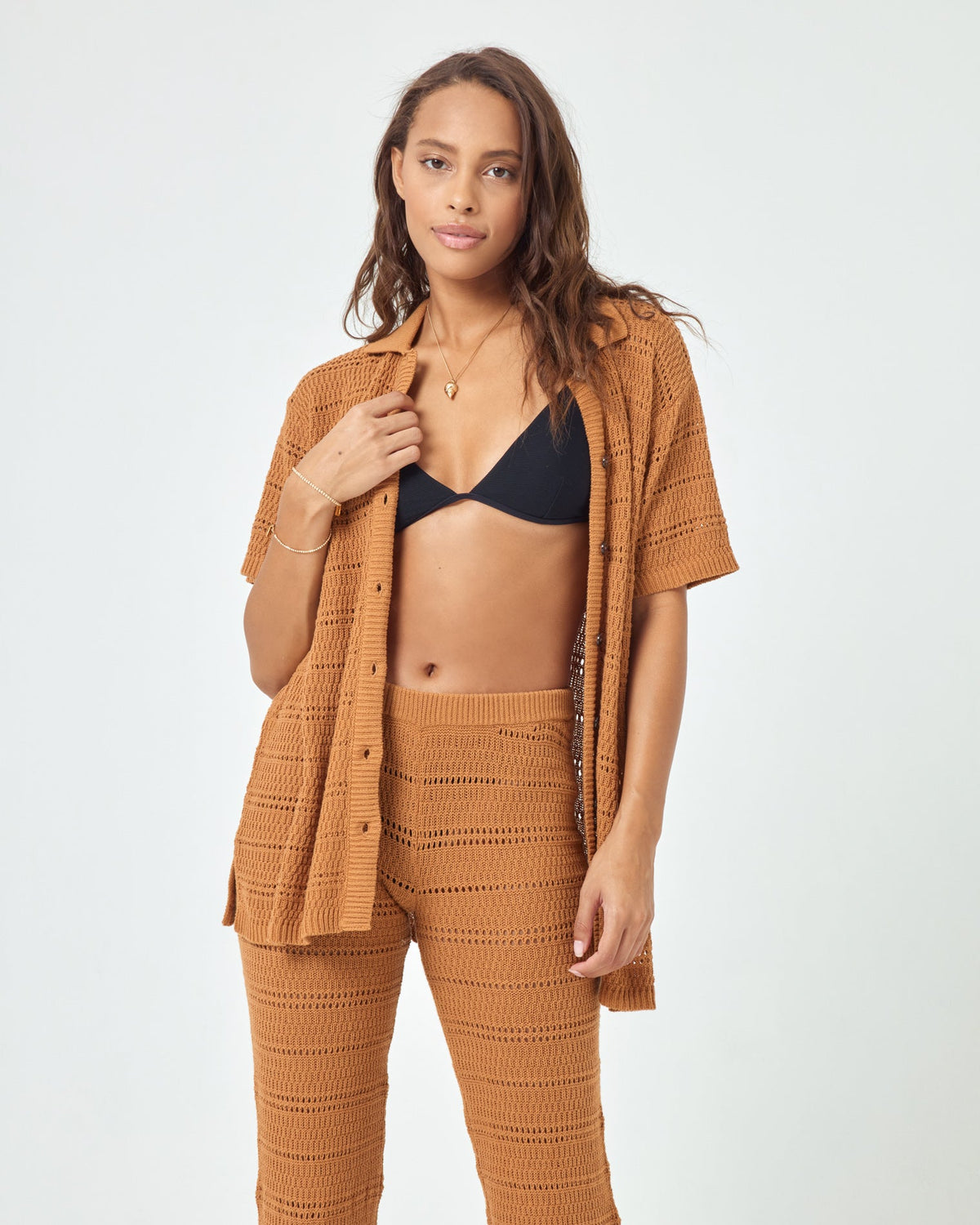 Marbella Pant - Mojave Mojave | Model: Natalie (size: S)