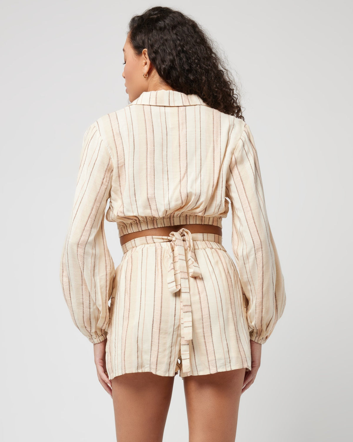 Play It Cool Short Sunsoaked Stripe | Model: Blaine (size: S) | Hover