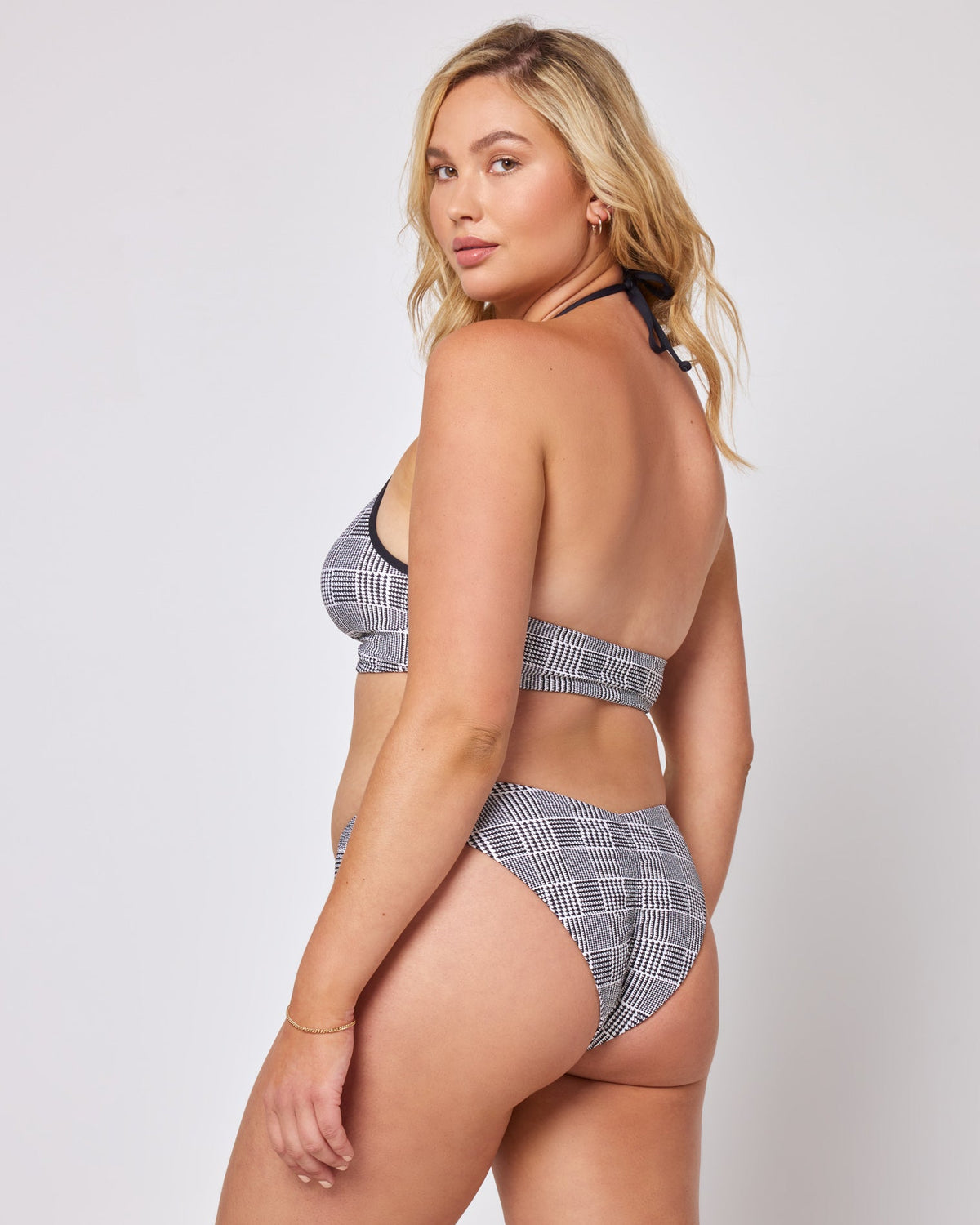 Jessy Bikini Top Best I Ever Plaid | Model: Sydney (size: XL)