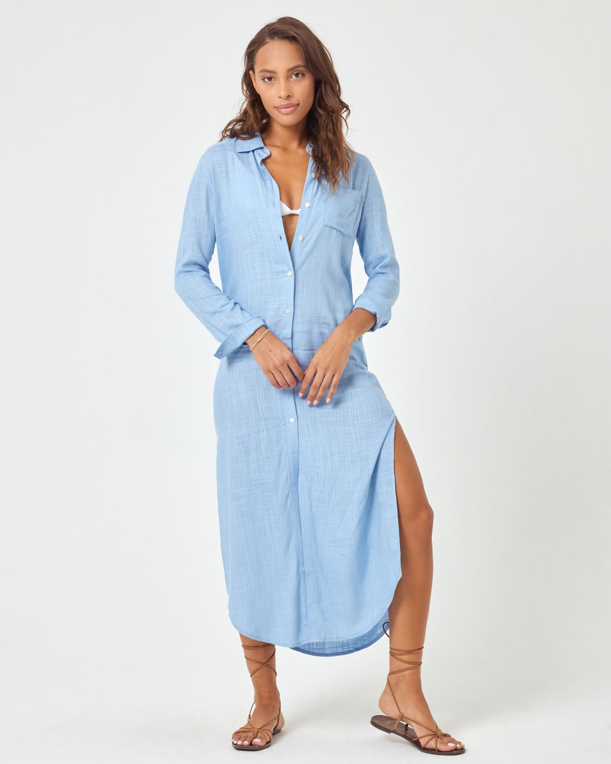 Presley Dress - Aura Aura | Model: Natalie (size S) | Hover
