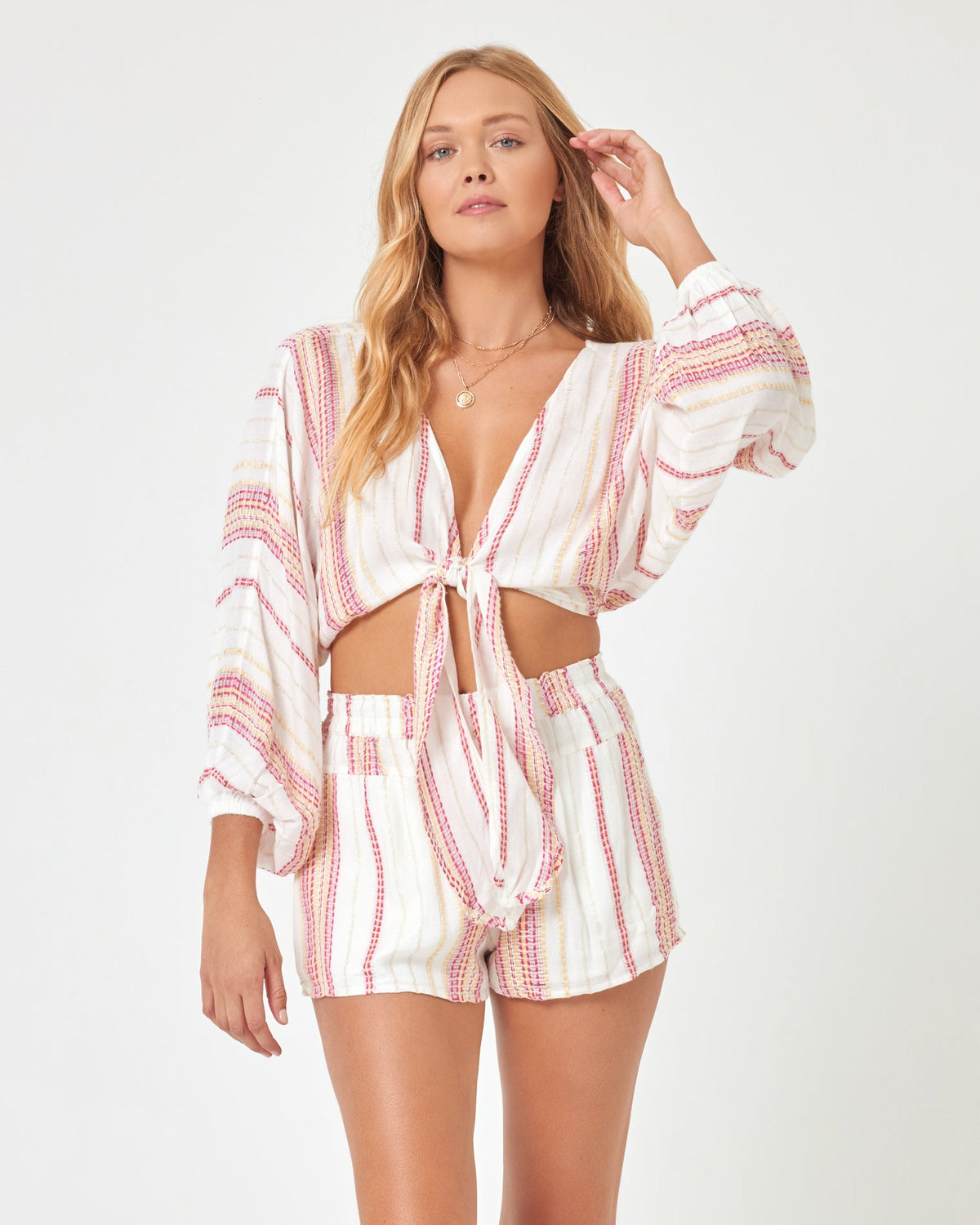 Reese Short Siesta Stripe | Model: Charlie (size: S)