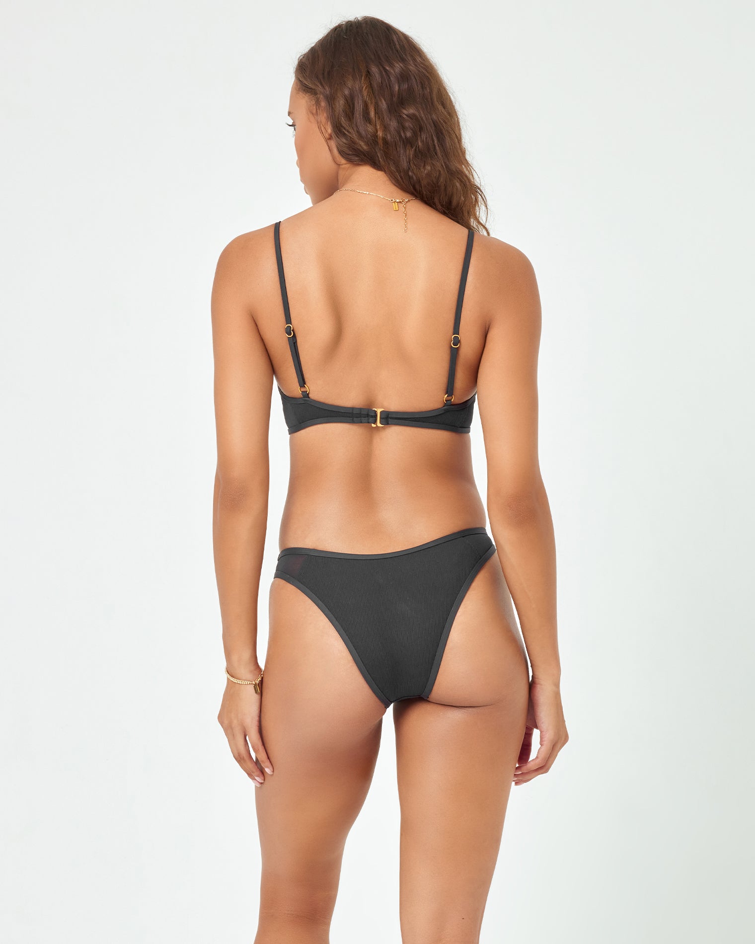 Troy Bikini Bottom - Black Black | Model: Natalie (size: S)