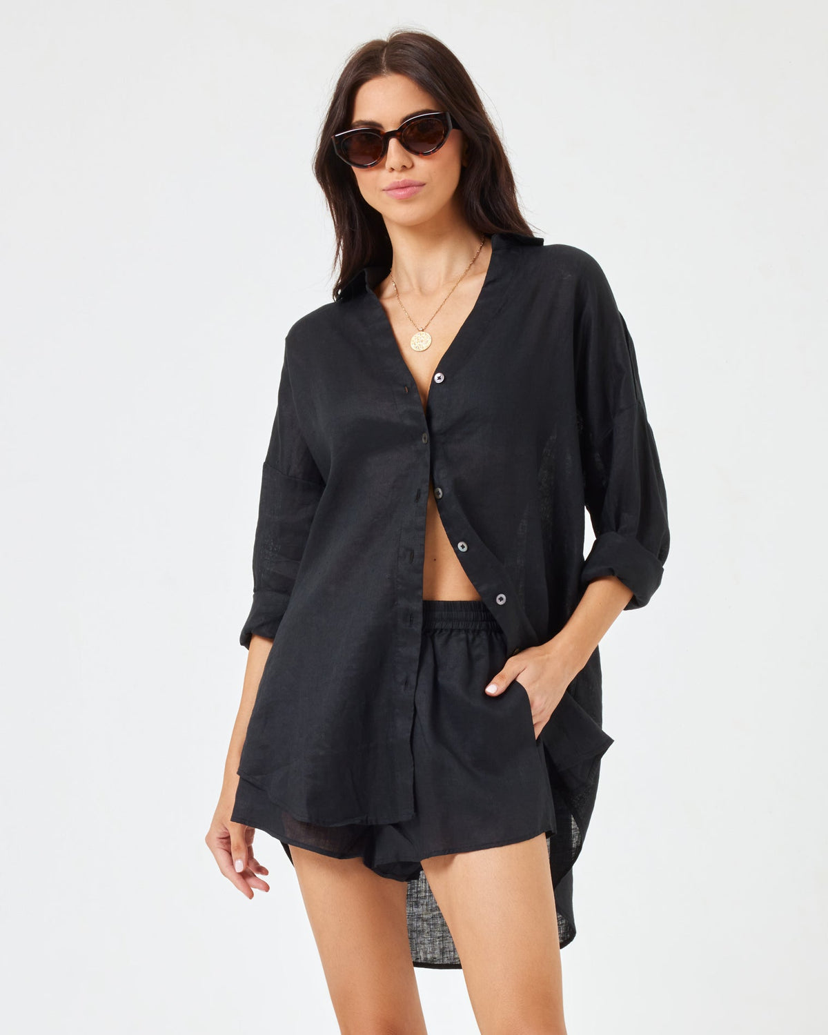 Rio Tunic - Black Black | Model: Diana (size: S)