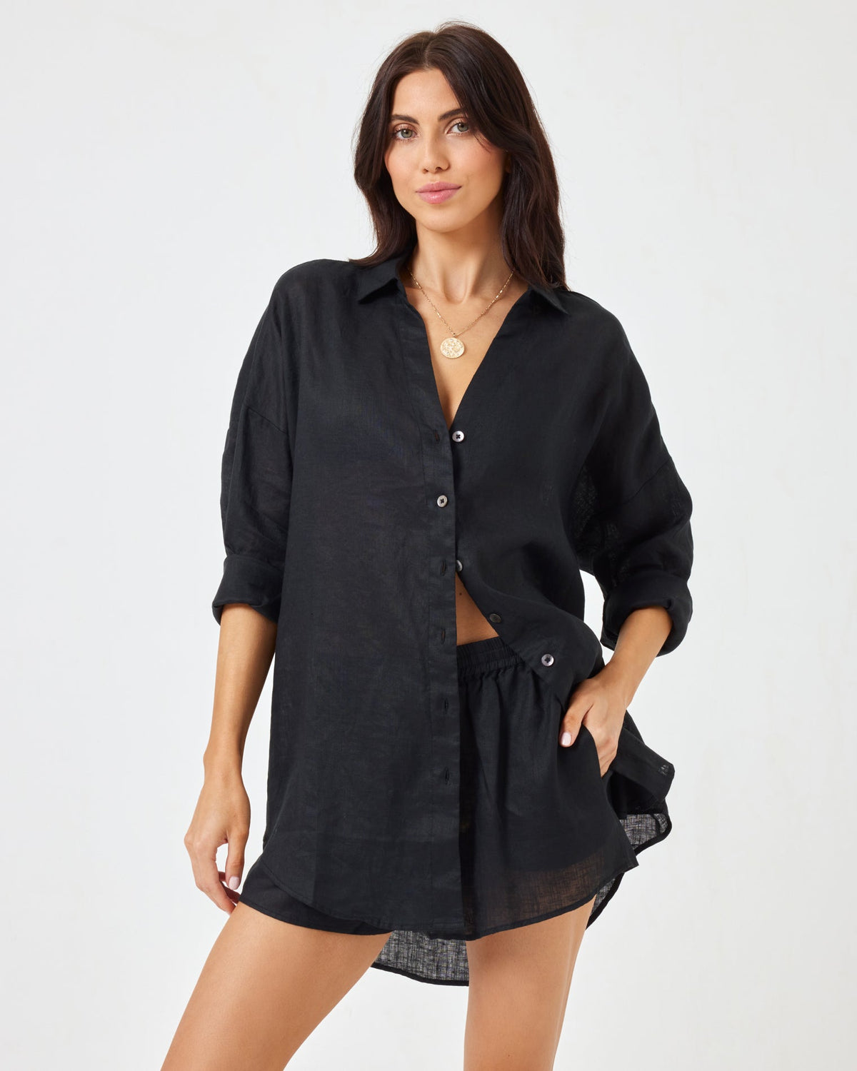 Rio Tunic - Black Black | Model: Diana (size: S)