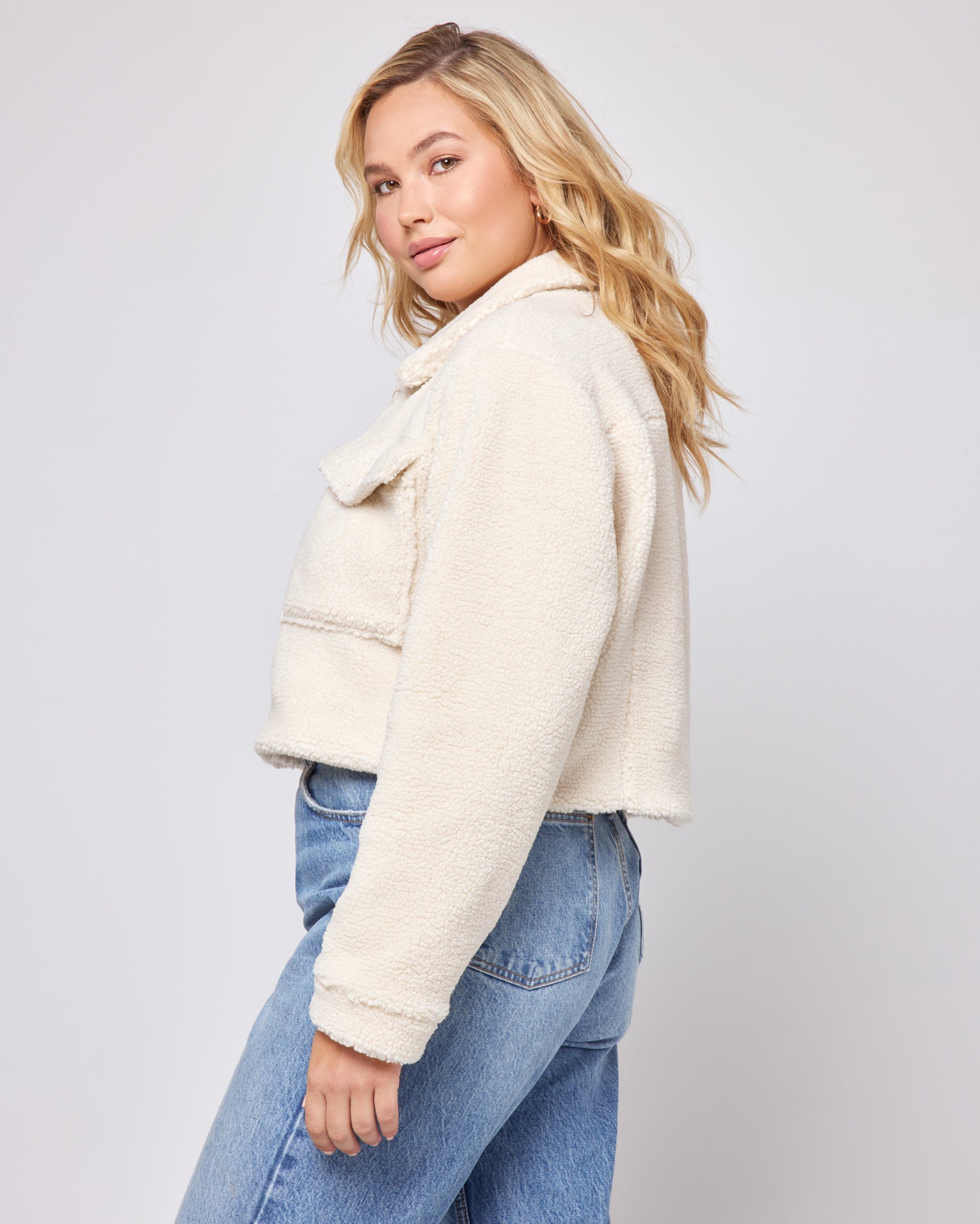 Lasula cheap teddy jacket