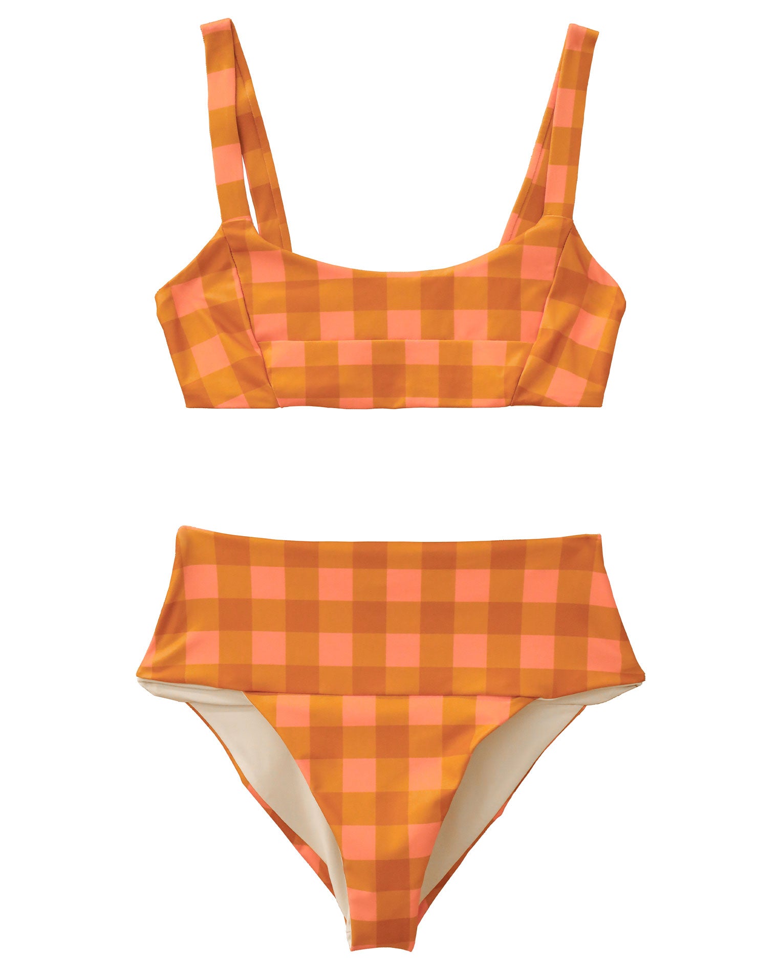 LSPACE x SEAESTA SURF Desi Bikini Bottom Seaesta Gingham | Model: Holly (size: S) | Hover