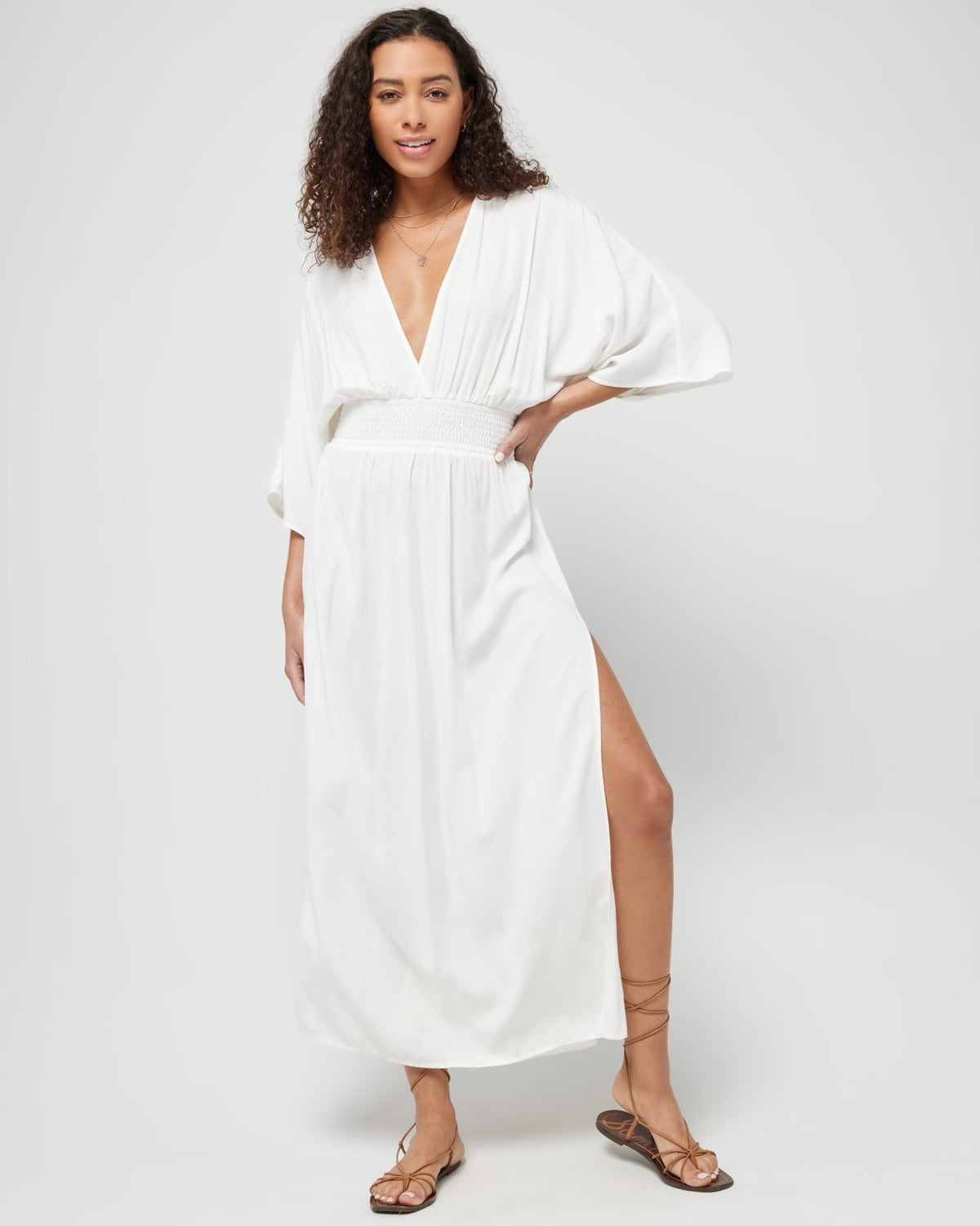 Sungazer Dress Cream | Model: Blaine (size: S)