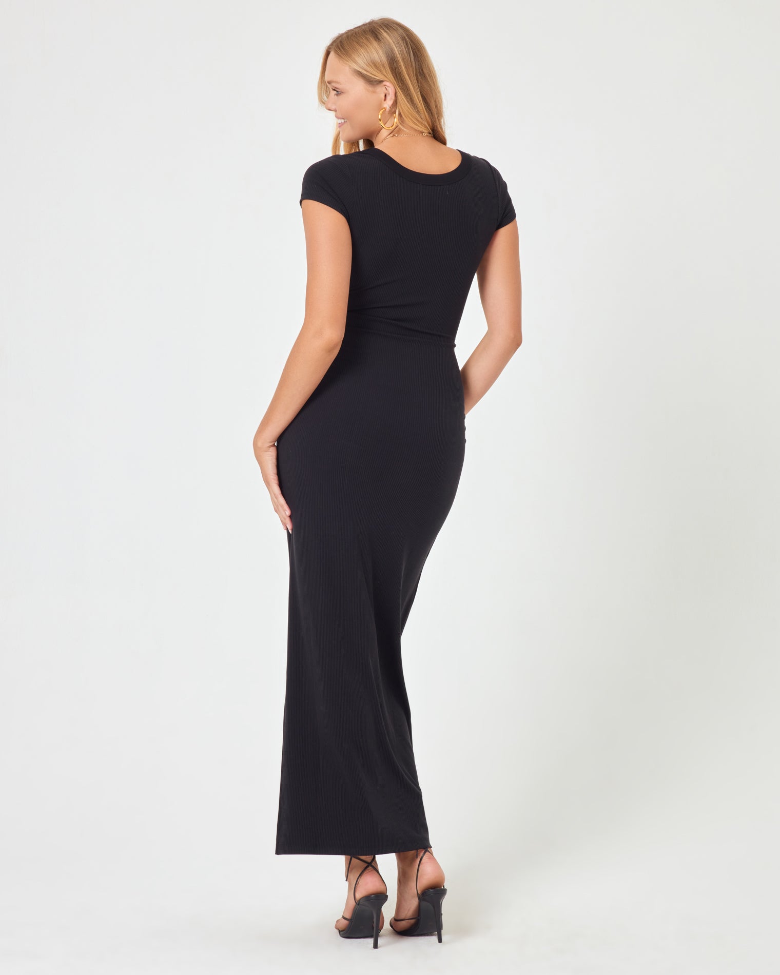 Valencia Dress Black | Model: Charlie (size: S)