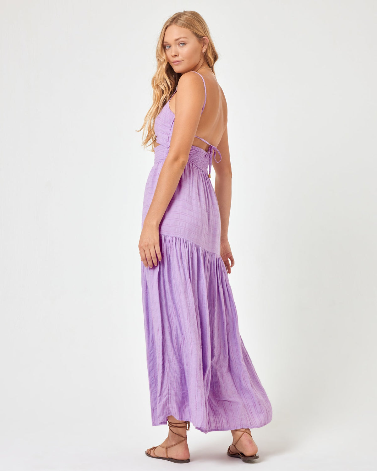 Zuri Dress Lily | Model: Charlie (size: S) | Hover