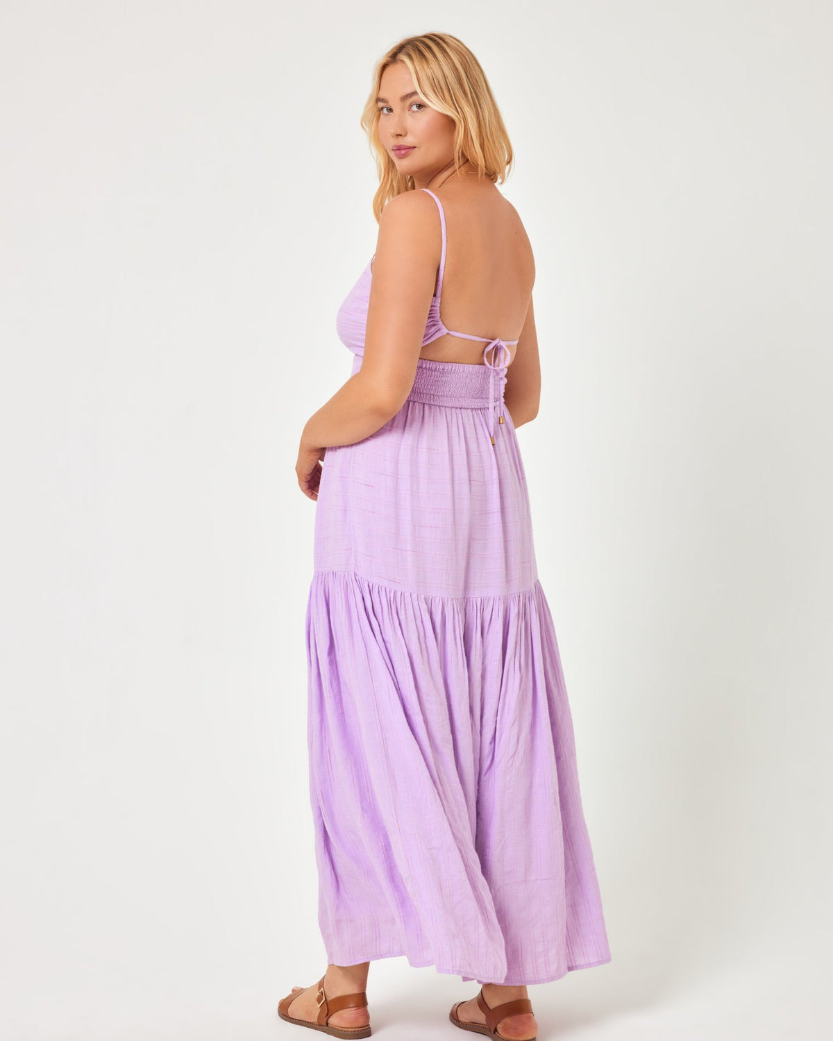 Zuri Dress Lily | Model: Charlie (size: S)