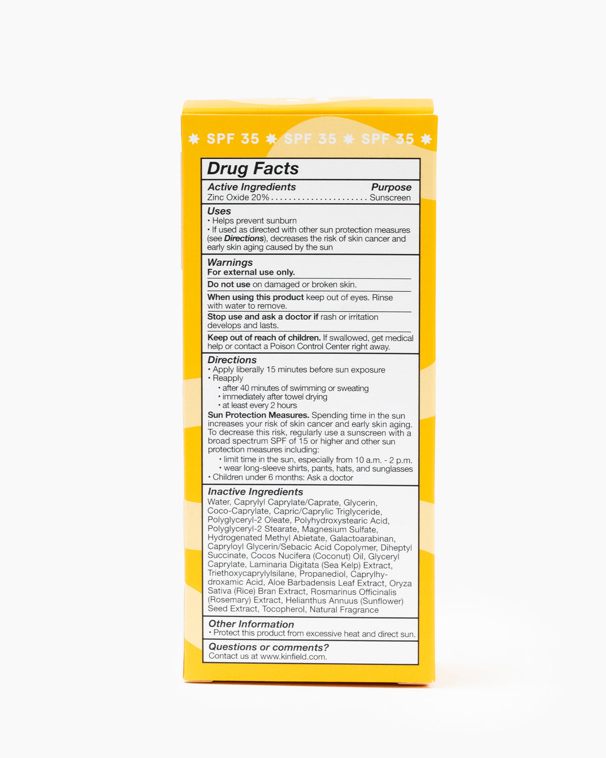 Kinfield Daily Face SPF 35 NCOL