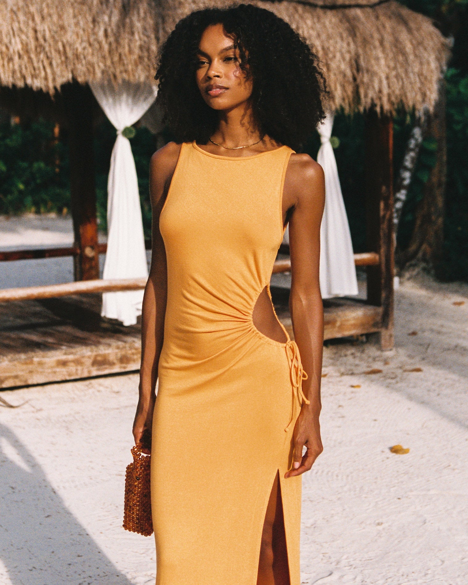Tiana Dress Tamarind | Model: Lura (size: S) | Hover