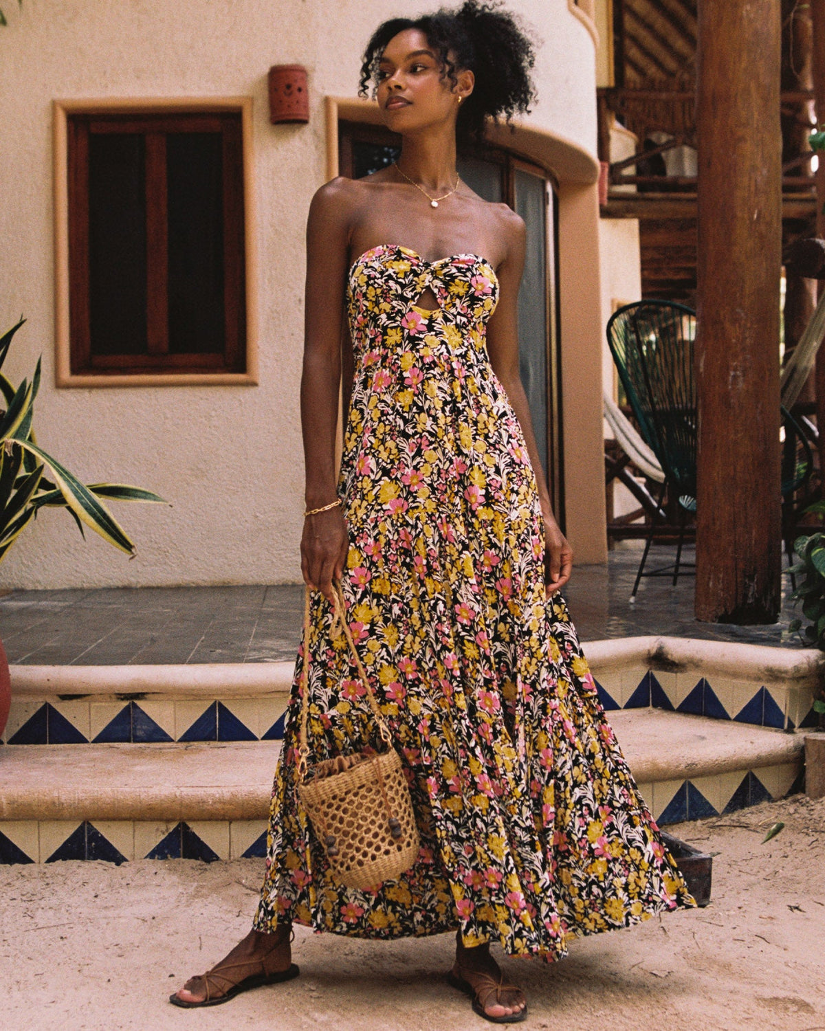 Alessandra Dress - Baskin In Blooms Baskin In Blooms | Model: Lura (size: S) | Hover